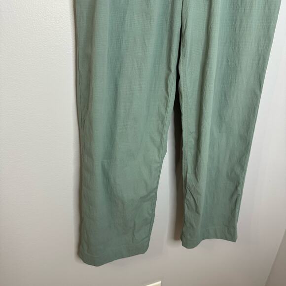 Athleta Pants Trekkie Straight Leg Crop Elastic Waist Drawstring Ankle Sz 10Tall - Picture 6 of 12